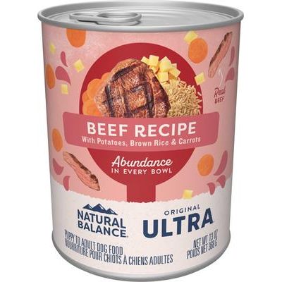 Alimento húmedo para perros Original Ultra Beef Recipe, lata de 13 oz, caja de 12