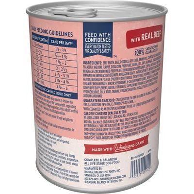 Alimento húmedo para perros Original Ultra Beef Recipe, lata de 13 oz, caja de 12