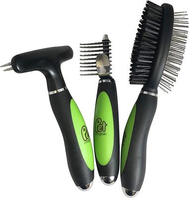 Professional Grooming Set, Pack of 3, Green