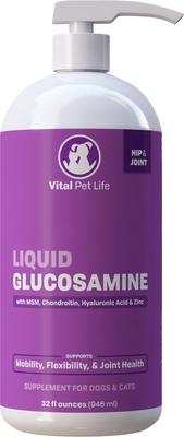 Liquid Glucosamine MSM Chondroitin for Dogs, 32-fl oz bottle