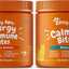 Bundle: Zesty Paws All Ages Calming Bites Behavior Bacon Flavor Supplement + Aller-Immune System Bites Bacon Flavor Cat Supplement