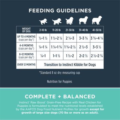 Raw Boost Puppy Grain-Free Real Chicken Recipe Dry Dog Food, 10-lb bag