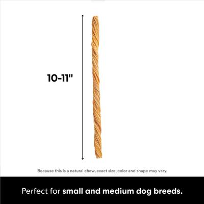 9-10” Beef Tripe Twist Dog Treats, 1 count
