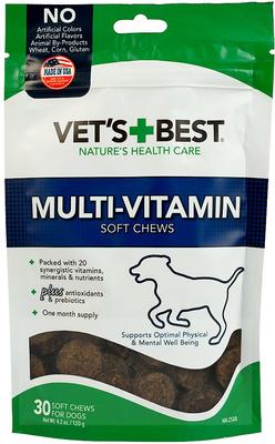 Chicken Flavored Soft Chews Multivitamin for Dogs, 30 count