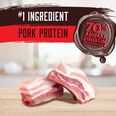 Bundle: Inception Pork Recipe Dry Food, 27-lb bag + Soft & Chewy Dog Treats, 4-oz bag