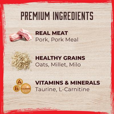 Bundle: Inception Pork Recipe Dry Food, 27-lb bag + Soft & Chewy Dog Treats, 4-oz bag