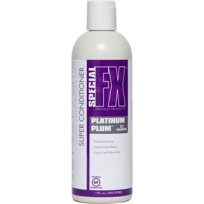 Acondicionador Platinum Plum Super Dog & Cat, botella de 17 onzas líquidas, 2 unidades