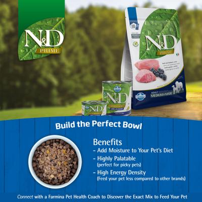 Natural & Delicious Lamb Grain-Free Mini Breed Formula Dry Dog Food, 5.5-lb bag