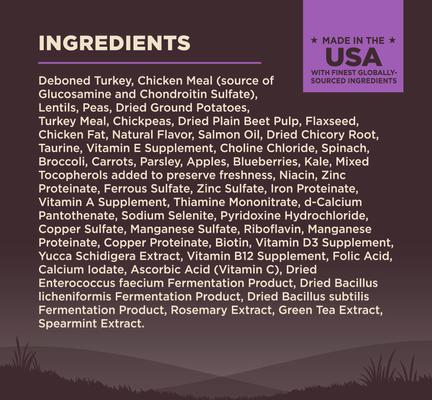 CORE Grain-Free Senior Deboned Turkey Recipe Dry Dog Food, 24-lb bag