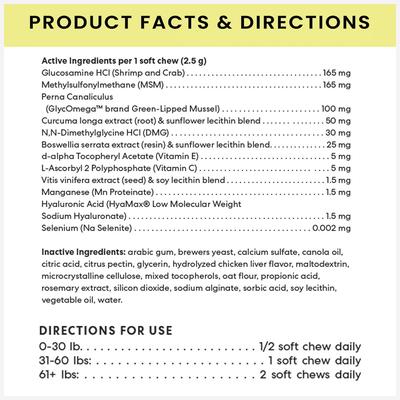 8-in-1 Chicken Flavored All in One Wellness Soft Chew Vitamin Supplement for Dogs, 50 count