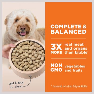 Raw Meals Cage-Free Chicken Recipe Grain-Free Adult Freeze-Dried Dog Food, 25-oz bag