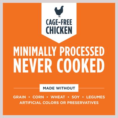 Raw Meals Cage-Free Chicken Recipe Grain-Free Adult Freeze-Dried Dog Food, 25-oz bag