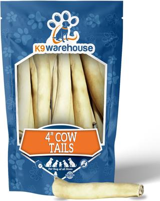 Golosinas naturales para perros Cow Tails, 6 unidades