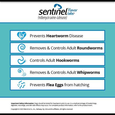 Tablet for Dogs, 51-100 lbs, (White Box), 6 Tablets (6-mos. supply)