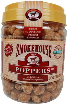 Chicken Poppers Dog Treats, 4-oz bag