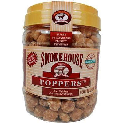 Golosinas para perros Chicken Poppers, bolsa de 4 oz
