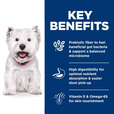 Adult Sensitive Stomach & Sensitive Skin Small Bites Dry Dog Food, Chicken Recipe, 15-lb bag