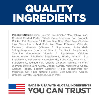 Adult Sensitive Stomach & Sensitive Skin Small Bites Dry Dog Food, Chicken Recipe, 15-lb bag