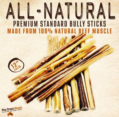 12-in Bully Sticks Dog Treats, 6 count