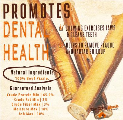 12-in Bully Sticks Dog Treats, 6 count