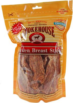 Chicken Breast Strips Dog Treats, 4-oz bag
