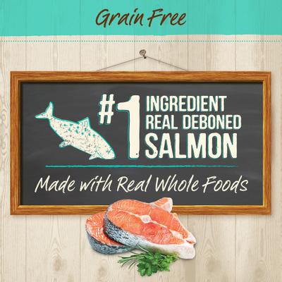 Purrfect Bistro Grain-Free Real Salmon + Sweet Potato Recipe Adult Dry Cat Food, 24-lb bundle