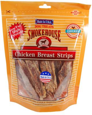 USA Chicken Breast Strips Dog Treats, 8-oz bag