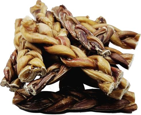 6-in Braided Bully Sticks Dog Treats, 3 count