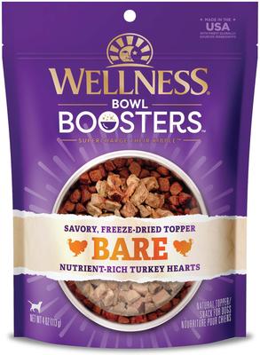 Bundle: Wellness CORE RawRev Grain-Free Small Breed Original Recipe with Freeze-Dried Turkey Dry Dog Food, 10-lb bag + Wellness CORE Bowl Boosters Bare Turkey Freeze-Dried Dog Food Mixer or Topper, 4-oz bag