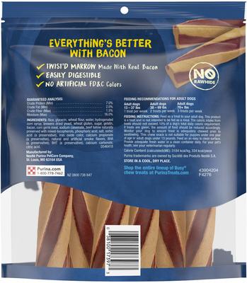 with Beggin' Twist'd! Long-Lasting Small/Medium Dog Treats, 6 count