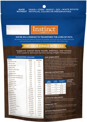 Boost Mixers Multivitamin Grain-Free Freeze-Dried Raw Adult 7+ Dog Food Topper, 12.5-oz bag