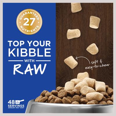 Boost Mixers Multivitamin Grain-Free Freeze-Dried Raw Adult 7+ Dog Food Topper, 12.5-oz bag