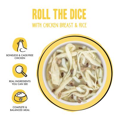 Best Fido Friend Fun Size Meals Roll The Dice Wet Dog Food, 2.75-oz cup, case of 12