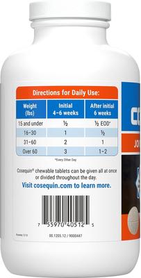 Bundle: Nutramax Cosequin Maximum Strength Plus MSM Chewable Tablets Joint Supplement + Nutramax Proviable-DC Capsules Digestive Supplement for Dogs