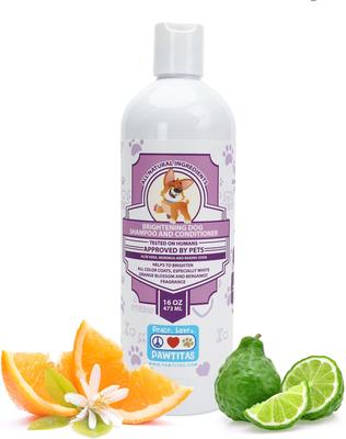 Organic Orange Blossom & Bergamot Oatmeal Dog Shampoo & Conditioner, 16-fl oz bottle