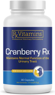 Cranberry Rx Capsules Urinary Supplement for Cats & Dogs, 90 count