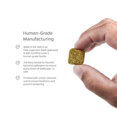 Skin & Coat SoftSupps Omega Skin & Coat Dog Supplement, 90 count