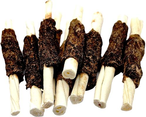 5-in Beef Wrapped Rawhide Twist Dog Treat, 50 count