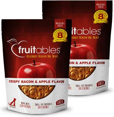 Pumpkin & Apple Flavor Dog Treats, 12-oz bag, bundle of 2