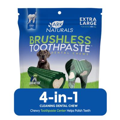 Brushless Toothpaste Dog Dental Treats, X-Large, 24-oz bag