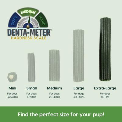 Brushless Toothpaste Dog Dental Treats, X-Large, 24-oz bag