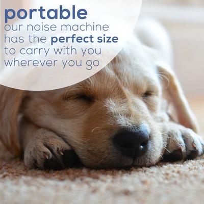 Premium White Noise Machine Cat & Dog Calming Device, White