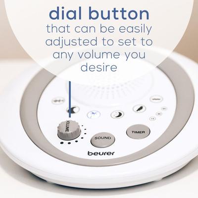 Premium White Noise Machine Cat & Dog Calming Device, White