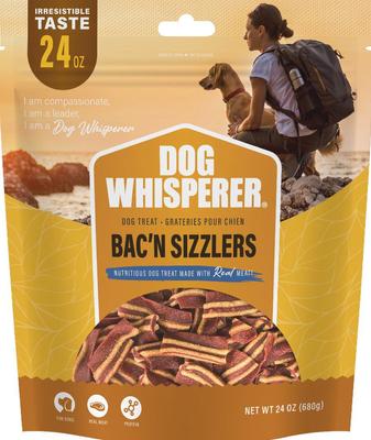Bacon Sizzlers Flavored Crunchy Dog Treats, 24-oz bag
