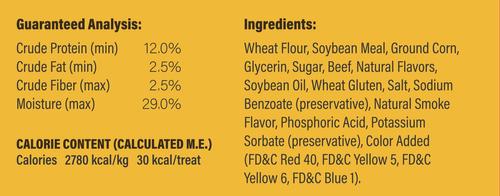 Bacon Sizzlers Flavored Crunchy Dog Treats, 24-oz bag