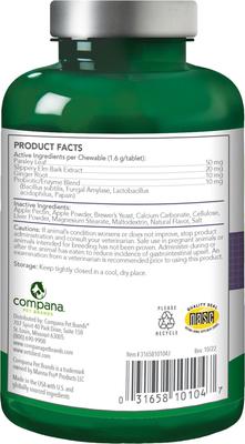 Comprimidos masticables Gas Busters, suplemento digestivo para perros, 90 comprimidos