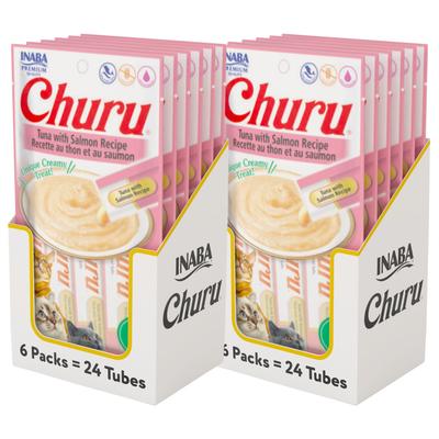 Churu Grain-Free Chicken with Cheese Puree Lickable Cat Treat, 0.5-oz tube, pack of 72