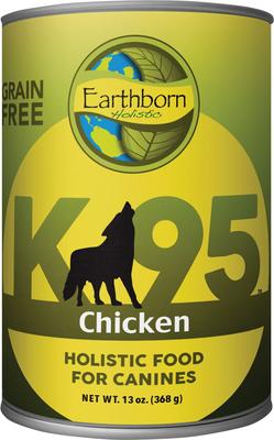 Bundle: Earthborn Holistic K95 Turkey Recipe + K95 Chicken Recipe Canned Dog Food