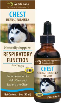 Chest Formula for Respiratory Function Dog Supplement, 2-fl oz bottle