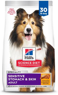 Adult Sensitive Stomach & Sensitive Skin Chicken Recipe Dry Dog Food, 4-lb bag